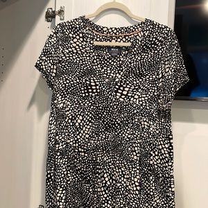 Black and White Anthropologie Dress